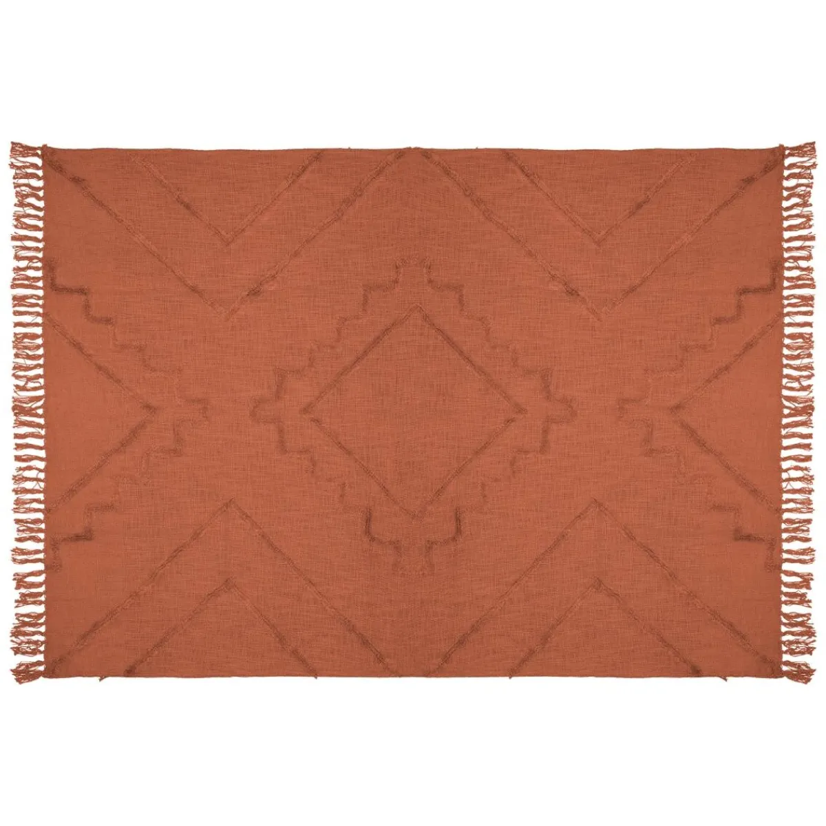 Jeté de lit "Inca", coton tufté*ATMOSPHERA Hot