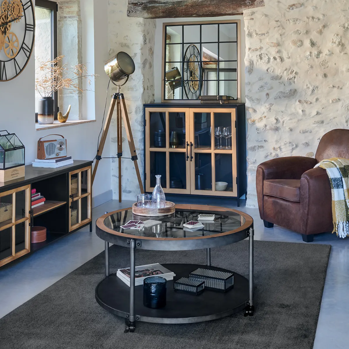 Lampadaire trépied "Ebor"*ATMOSPHERA Clearance