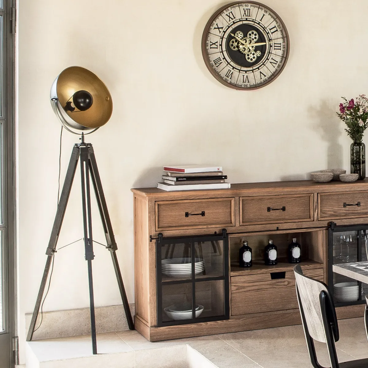 Lampadaire trépied "Lahti"*ATMOSPHERA New