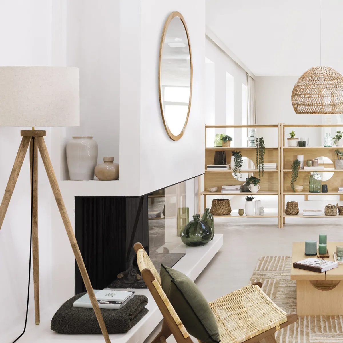 Lampadaire trépied "Olga"*ATMOSPHERA Best