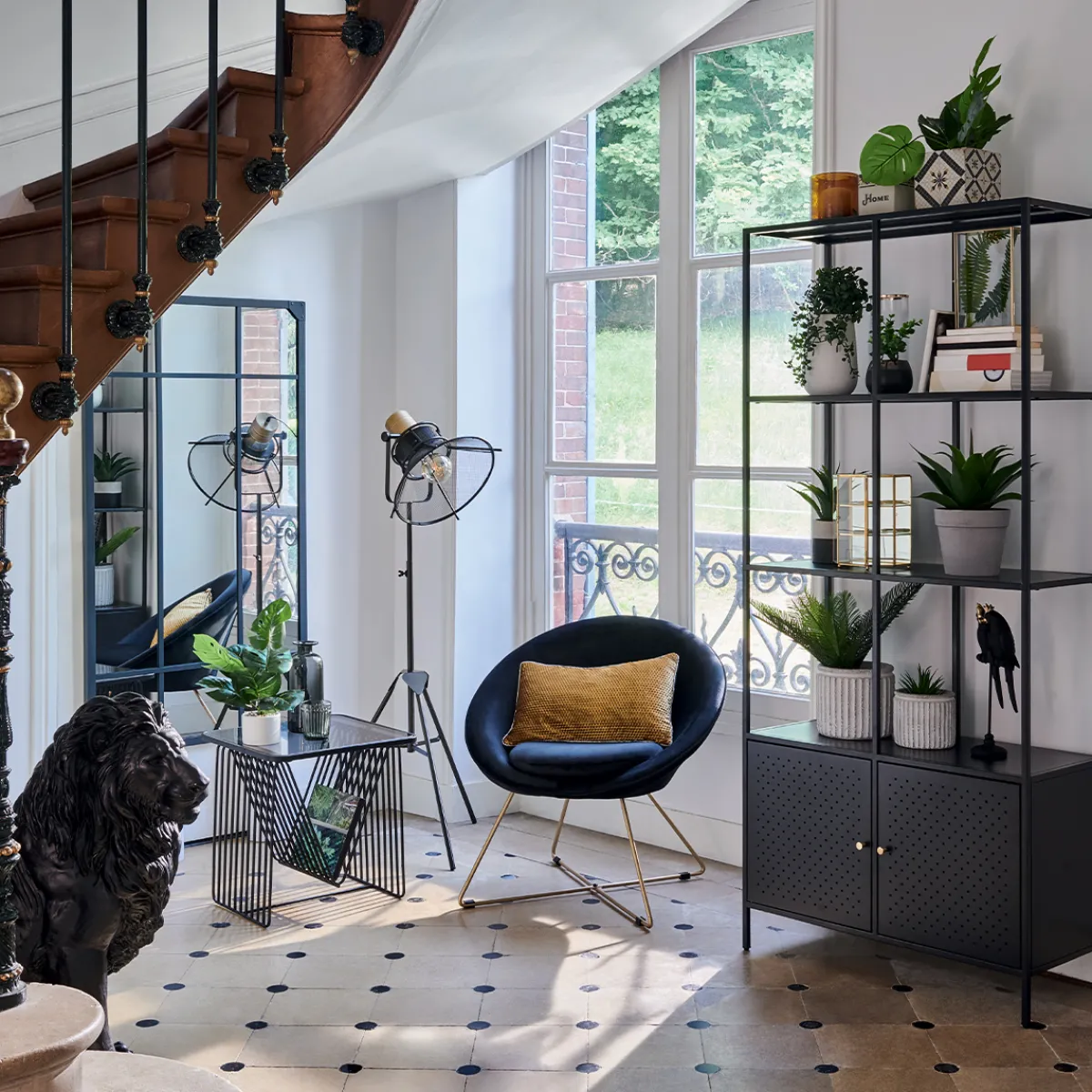 Lampadaire trépied "Rodo"*ATMOSPHERA Online