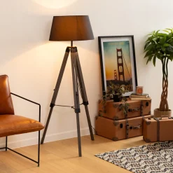 Lampadaire trépied "Runo"*ATMOSPHERA Discount