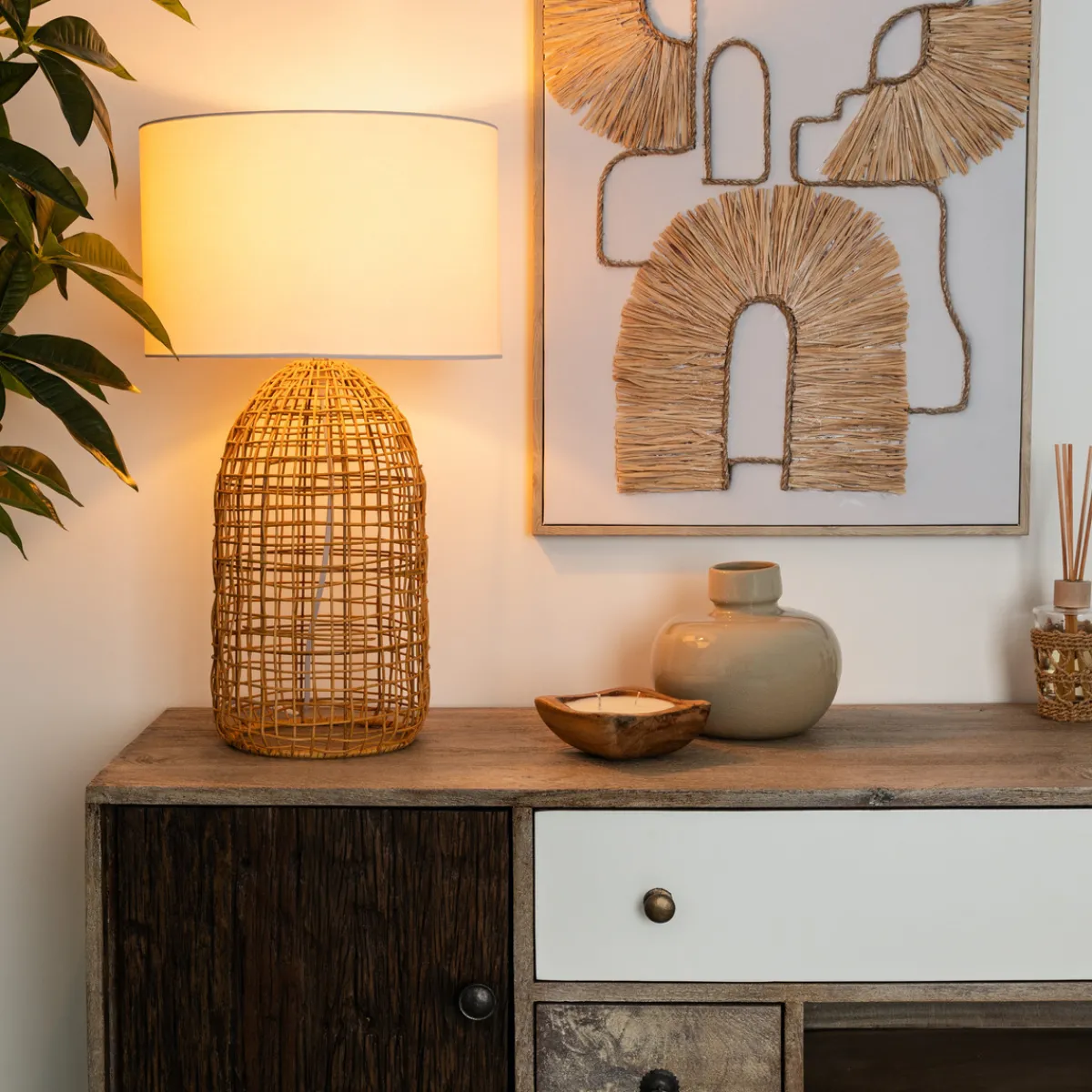 Lampe cylindre "Karla"*ATMOSPHERA Discount