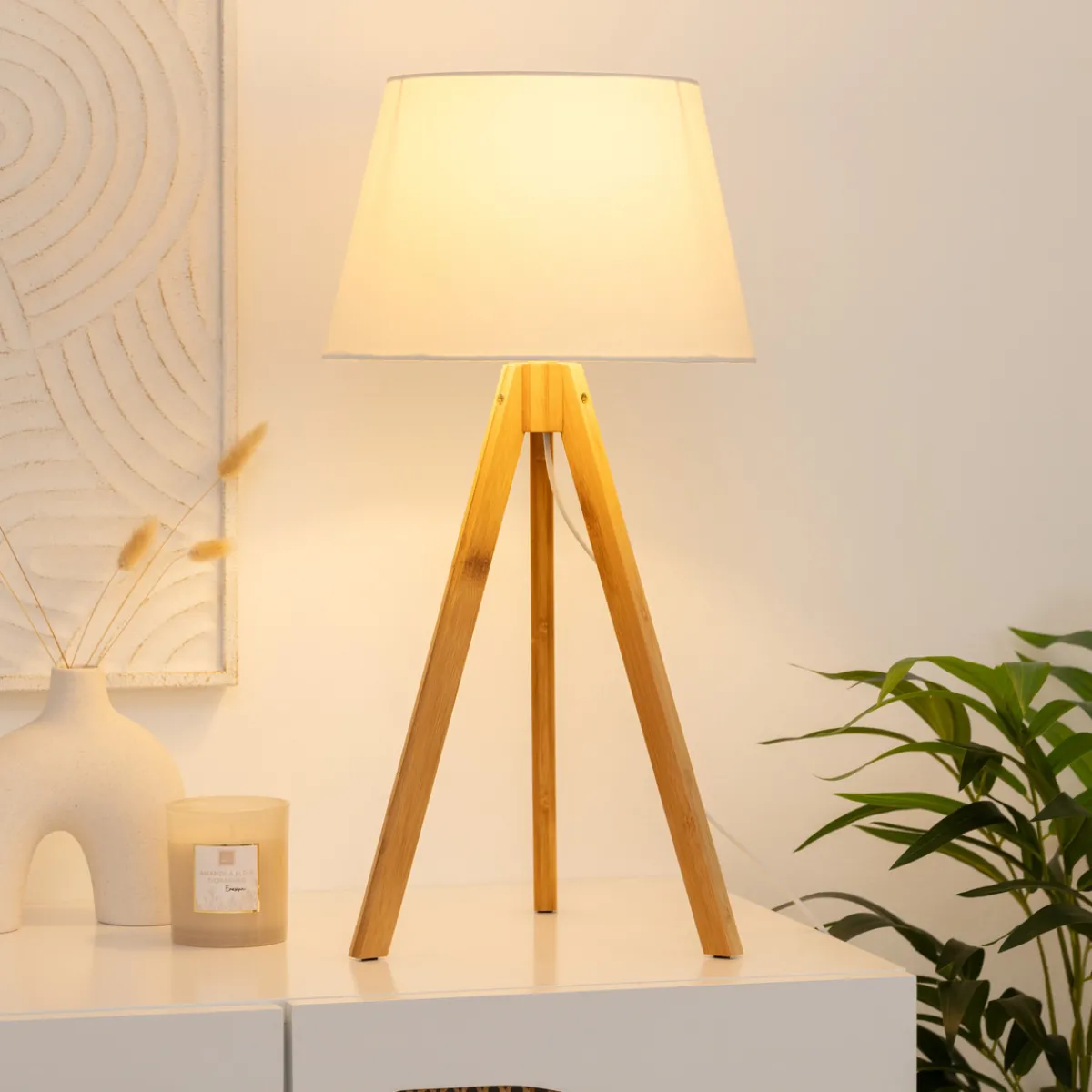 Lampe trépied "Bahi"*ATMOSPHERA Discount