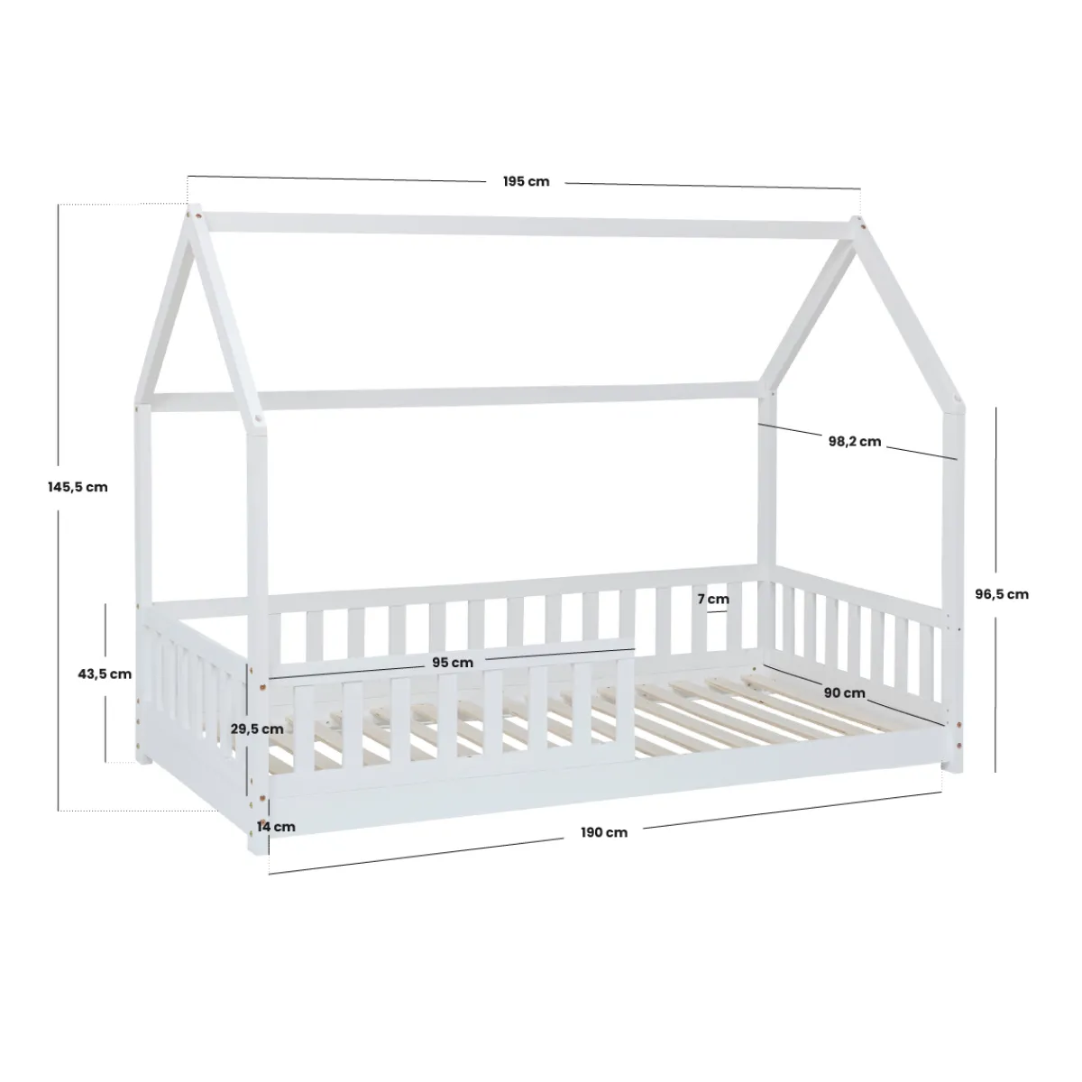Lit cabane enfant "Bosco"*ATMOSPHERA New