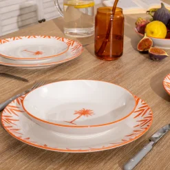 Lot de 6 assiettes creuses "Yucatan"*ATMOSPHERA Best