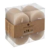Lot de 4 bougies rustiques "Olia"*ATMOSPHERA Outlet