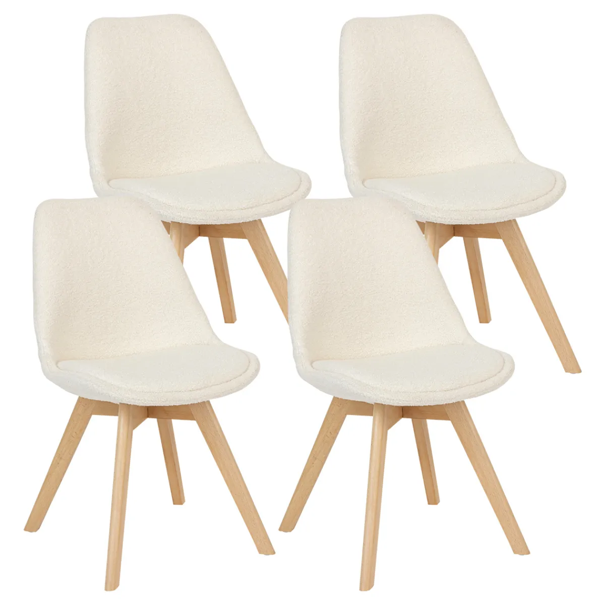 Lot de 4 chaises "Baya"*ATMOSPHERA