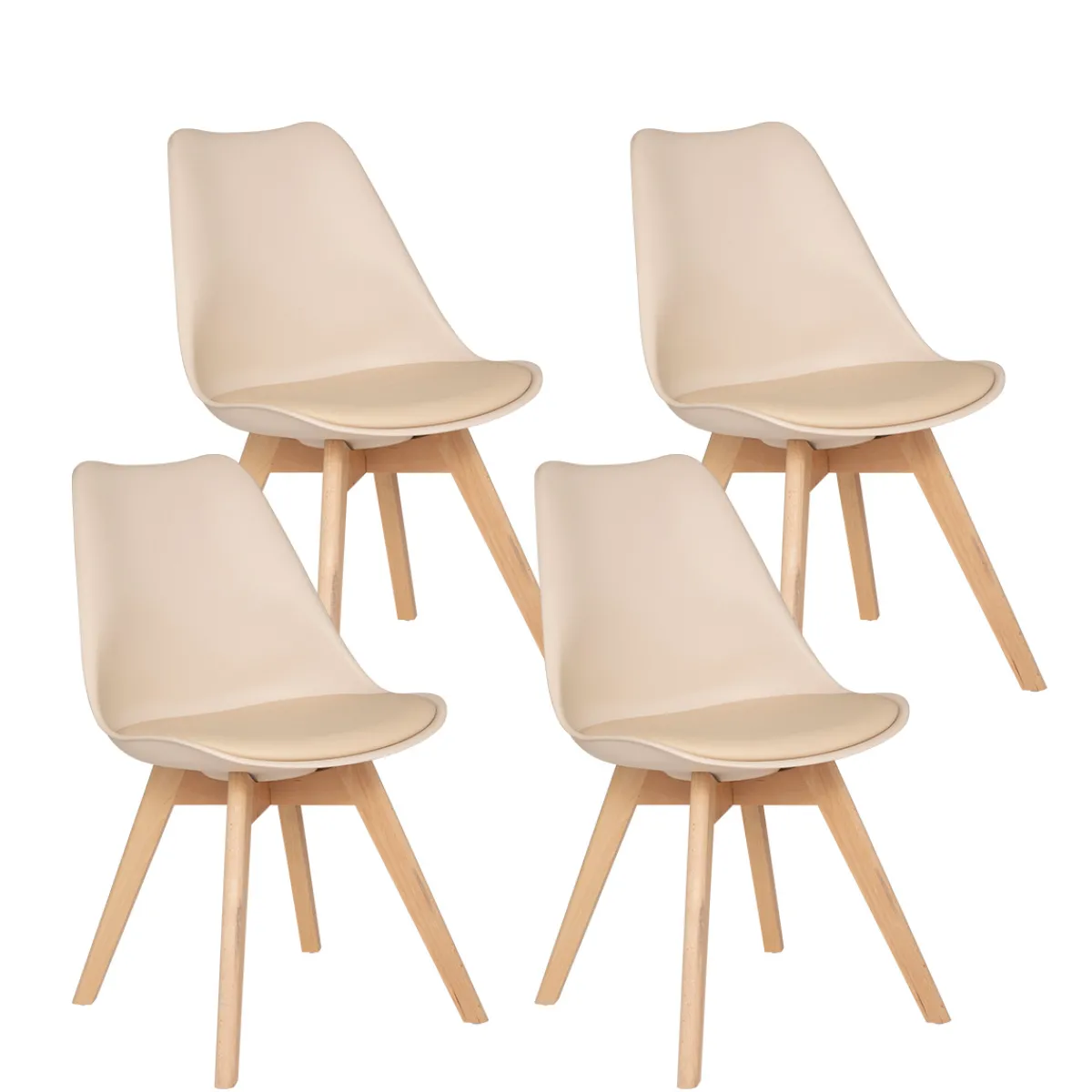 Lot de 4 chaises "Baya"*ATMOSPHERA Outlet