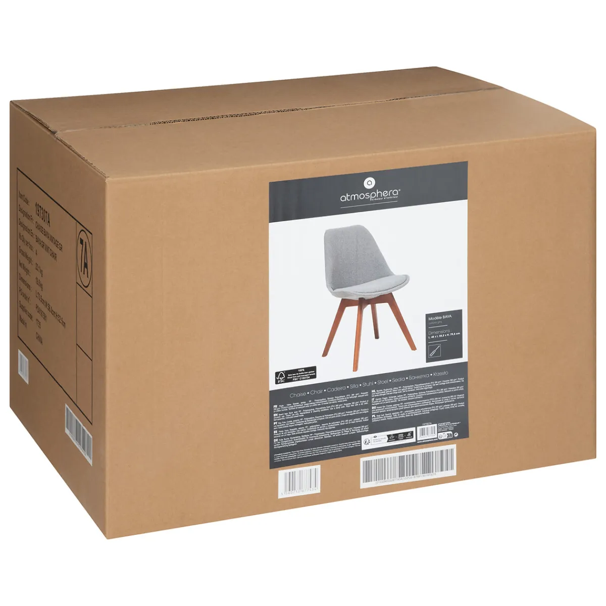 Lot de 4 chaises "Baya"*ATMOSPHERA Sale