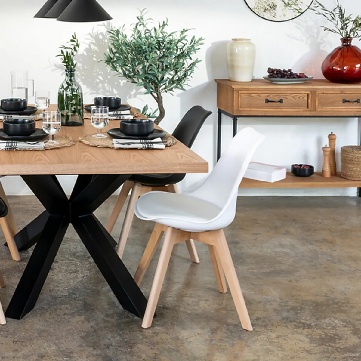 Lot de 2 chaises "Baya"*ATMOSPHERA Discount