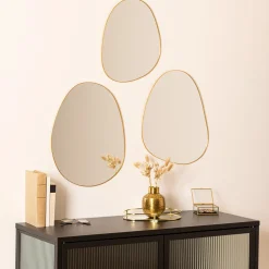 Lot de 3 miroirs organiques "Lida"*ATMOSPHERA Online