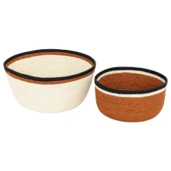 Lot de 2 paniers ronds "Automne"*ATMOSPHERA Best