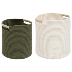 Lot de 2 paniers "Tropical boudoir"*ATMOSPHERA Discount