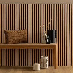 Lot de 2 panneaux décoratifs tasseaux bois Colva*ATMOSPHERA Sale