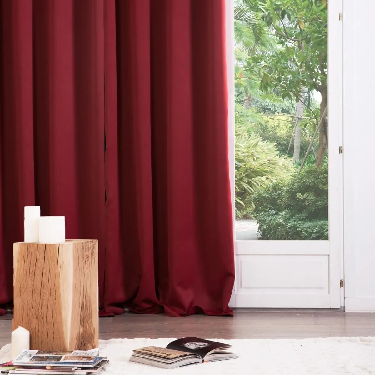 Lot de 2 rideaux occultants "Odelie"*ATMOSPHERA