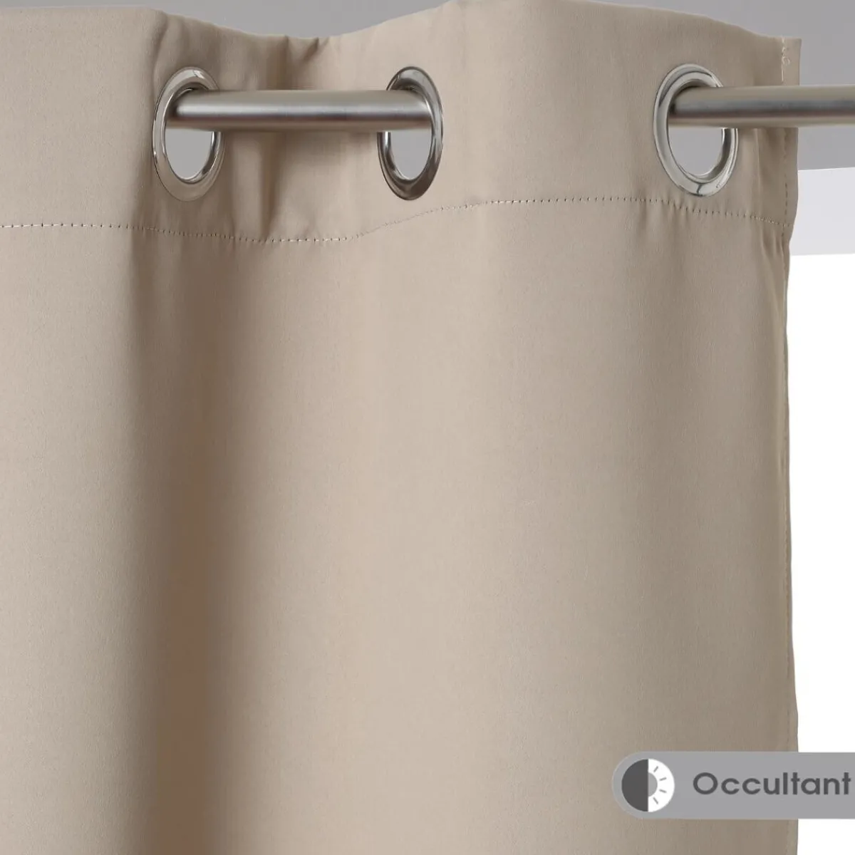 Lot de 2 rideaux occultants "Odelie"*ATMOSPHERA