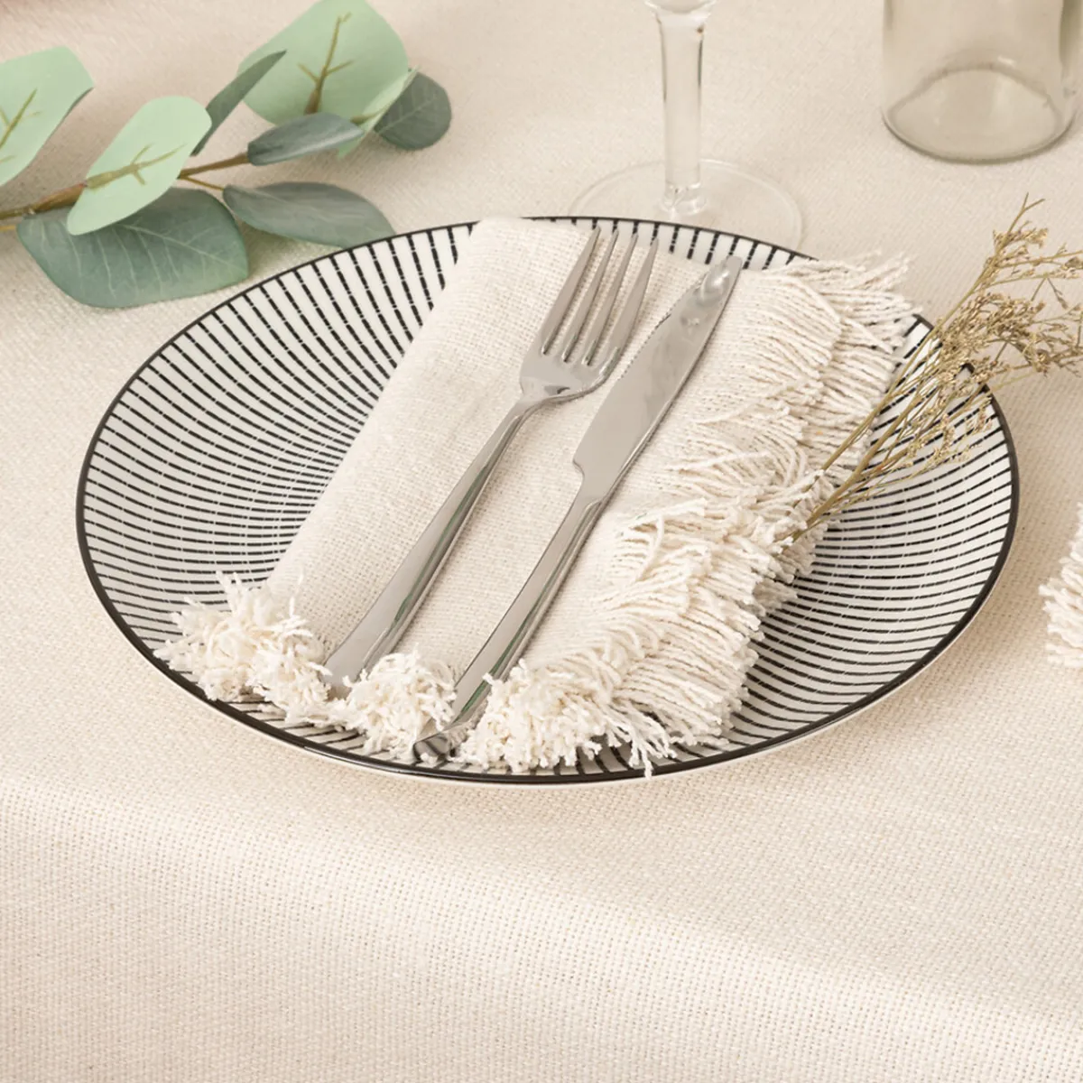 Lot de 2 serviettes de table "Maha"*ATMOSPHERA Sale