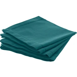 Lot de 4 serviettes de table "Chambray"*ATMOSPHERA