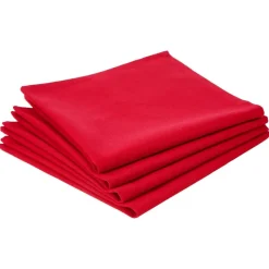 Lot de 4 serviettes de table, coton*ATMOSPHERA Hot