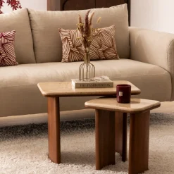 Lot de 2 tables basses "Jivan"*ATMOSPHERA Discount