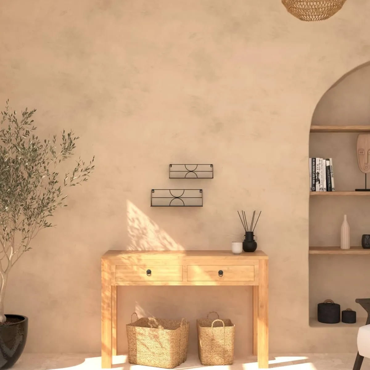 Lot de 2 étagères "Mileva"*ATMOSPHERA Outlet