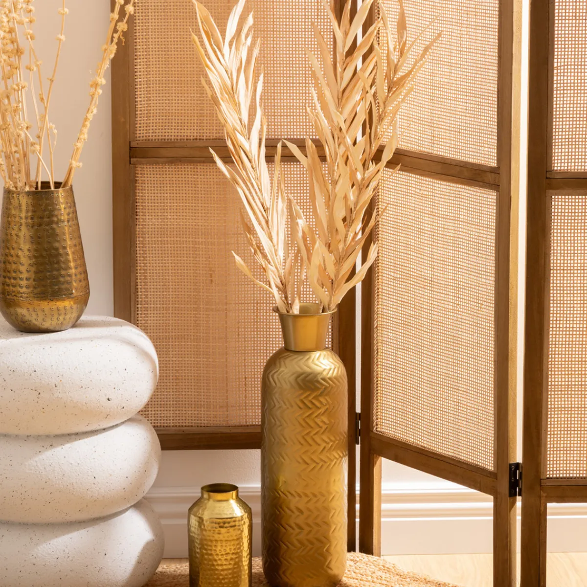 Lot de 3 tiges de palmier "Ova"*ATMOSPHERA Hot