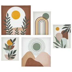 Lot de 5 toiles imprimées "Cynthia"*ATMOSPHERA