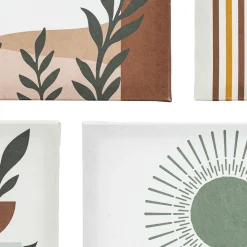 Lot de 5 toiles imprimées 