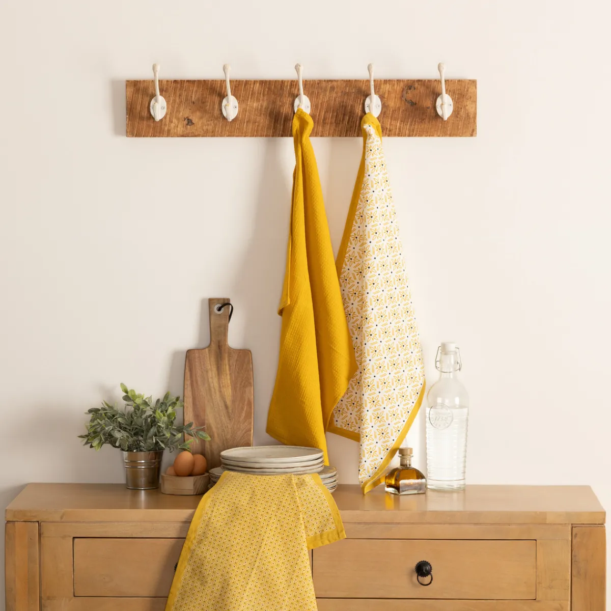 Lot de 3 torchons coton*ATMOSPHERA Outlet