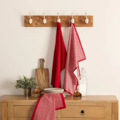 Lot de 3 torchons coton*ATMOSPHERA Hot