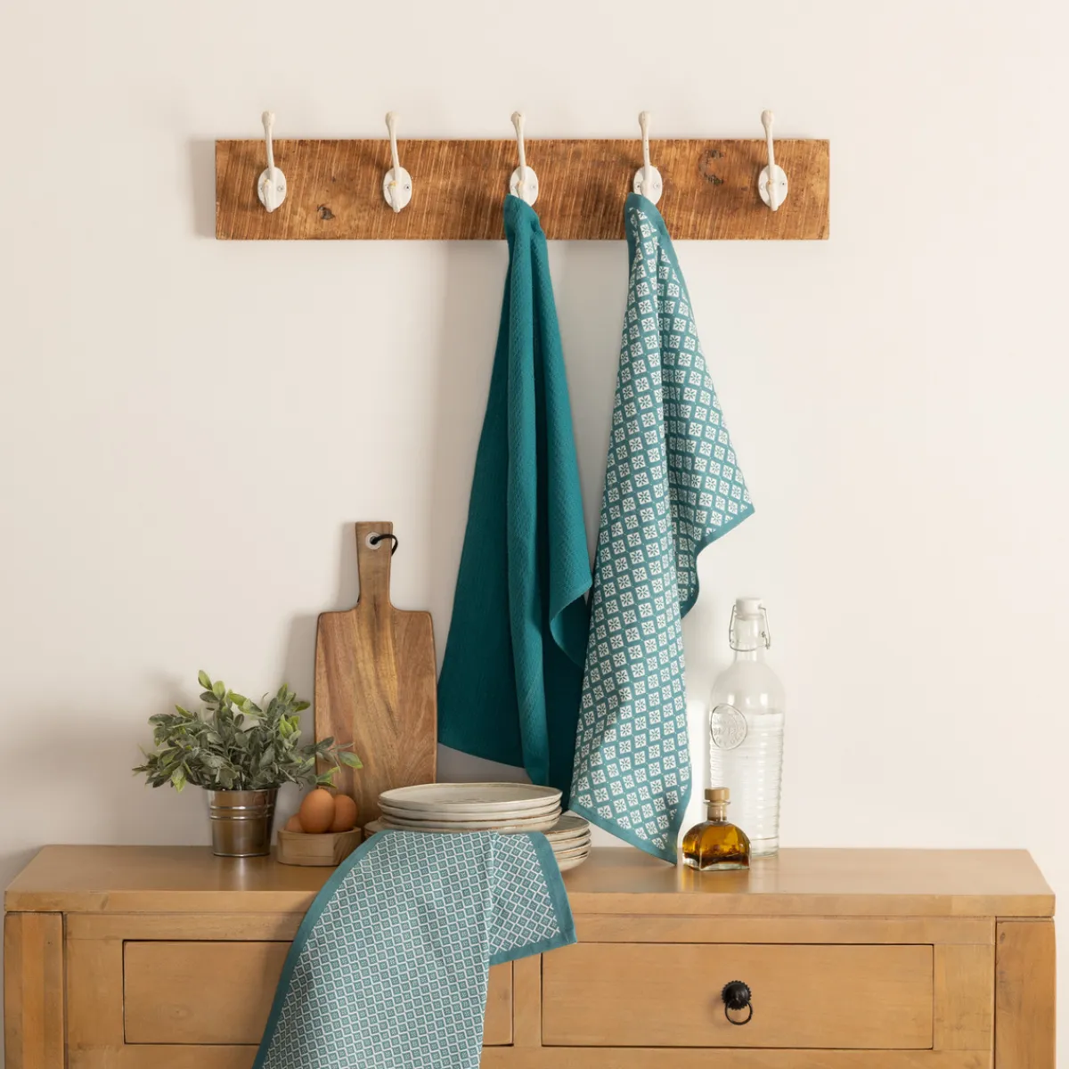 Lot de 3 torchons coton*ATMOSPHERA Outlet