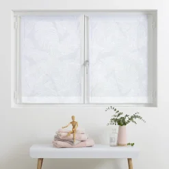 Lot de 2 voilages "Feuille"*ATMOSPHERA Best