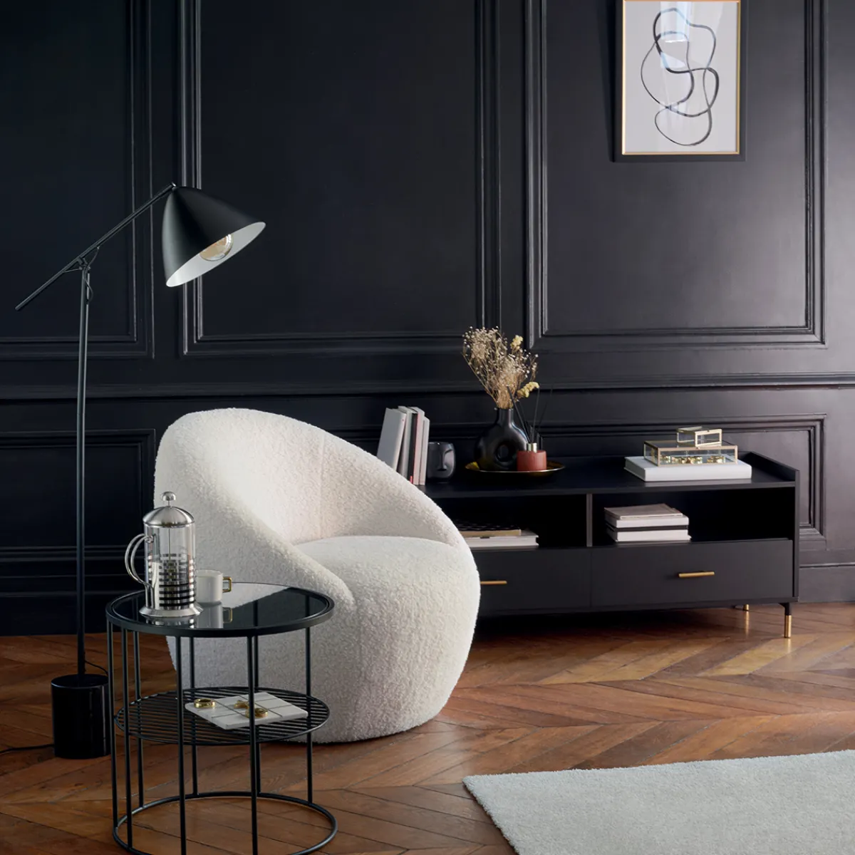 Meuble TV 2 portes "Tedy"*ATMOSPHERA Outlet