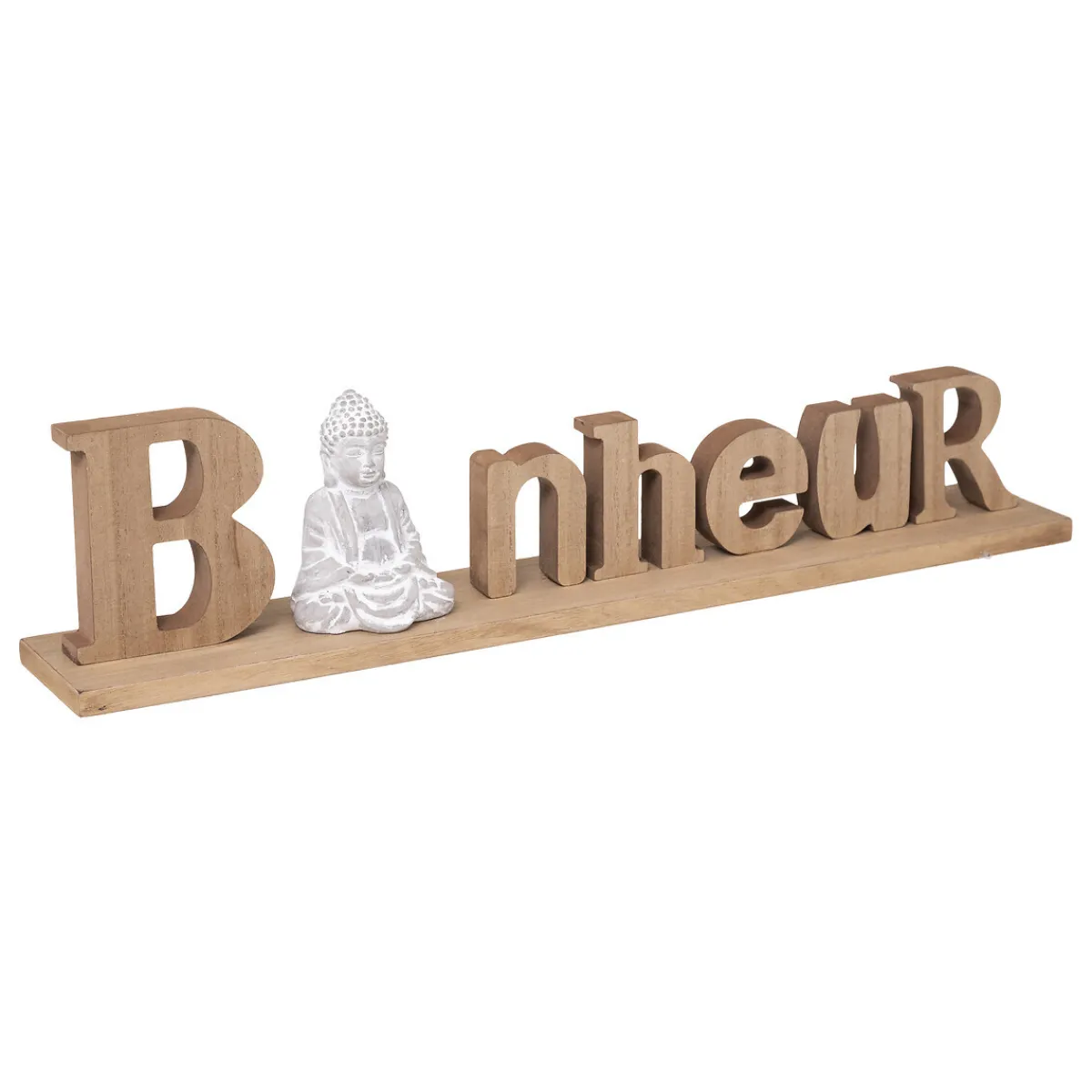 Mot à poser bouddha "Bonheur"*ATMOSPHERA