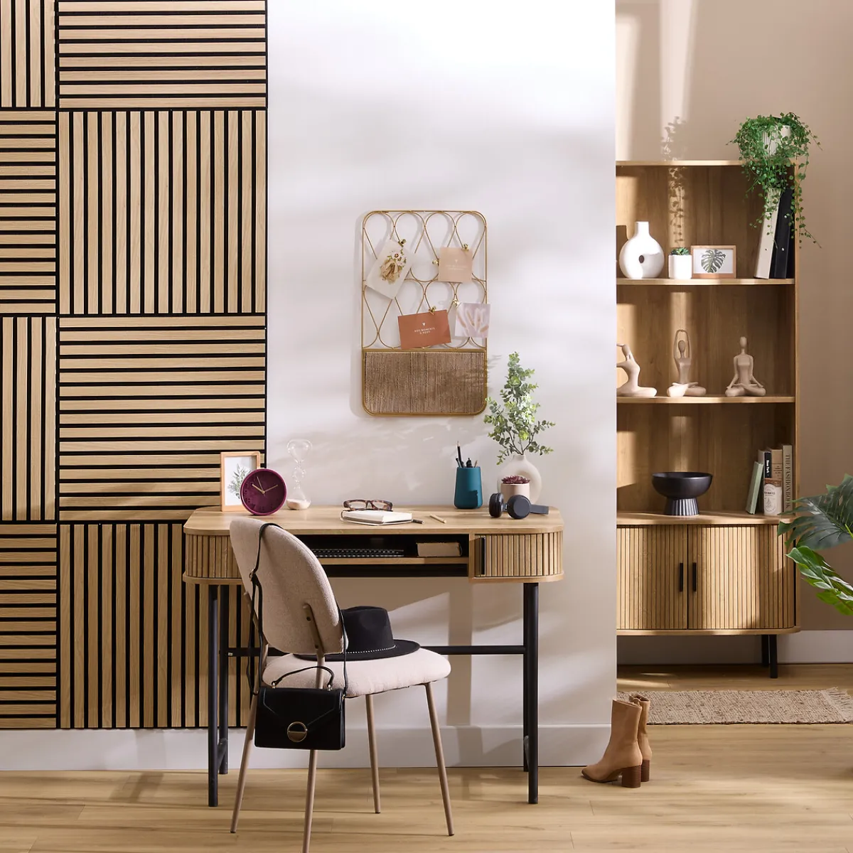 Panneau décoratif tasseaux bois Colva*ATMOSPHERA Online