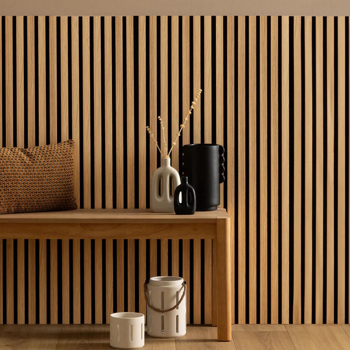 Panneau décoratif tasseaux bois Colva*ATMOSPHERA Hot