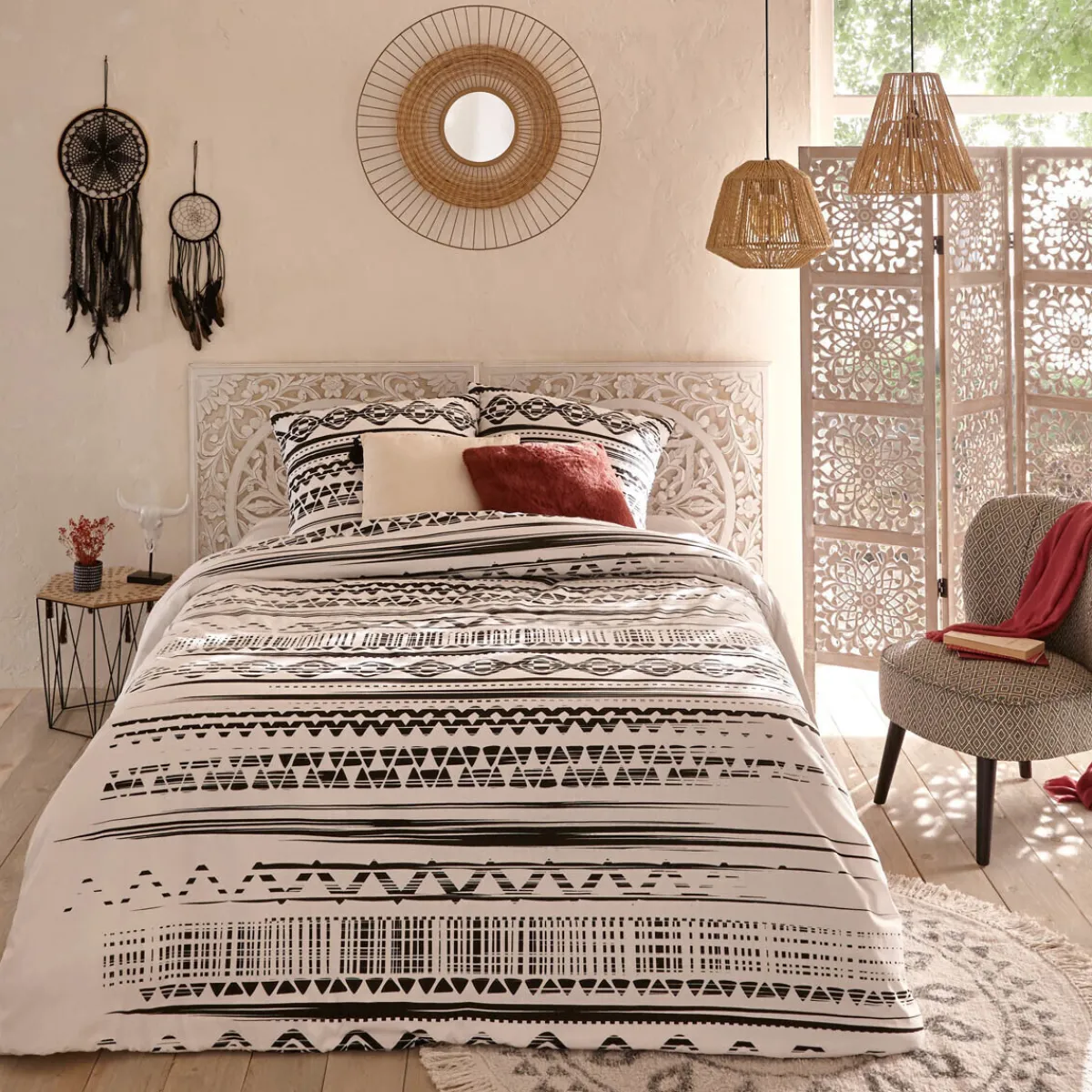 Parure de lit 3 pièces "Etnik"*ATMOSPHERA Best