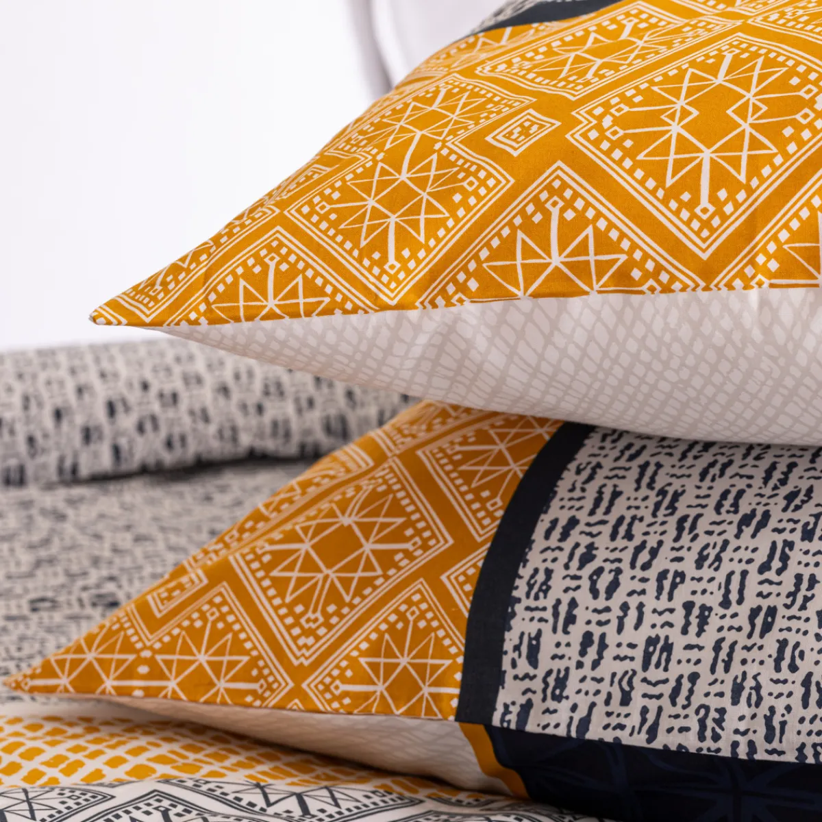 Parure de lit 3 pièces "Etnik rayé"*ATMOSPHERA Outlet