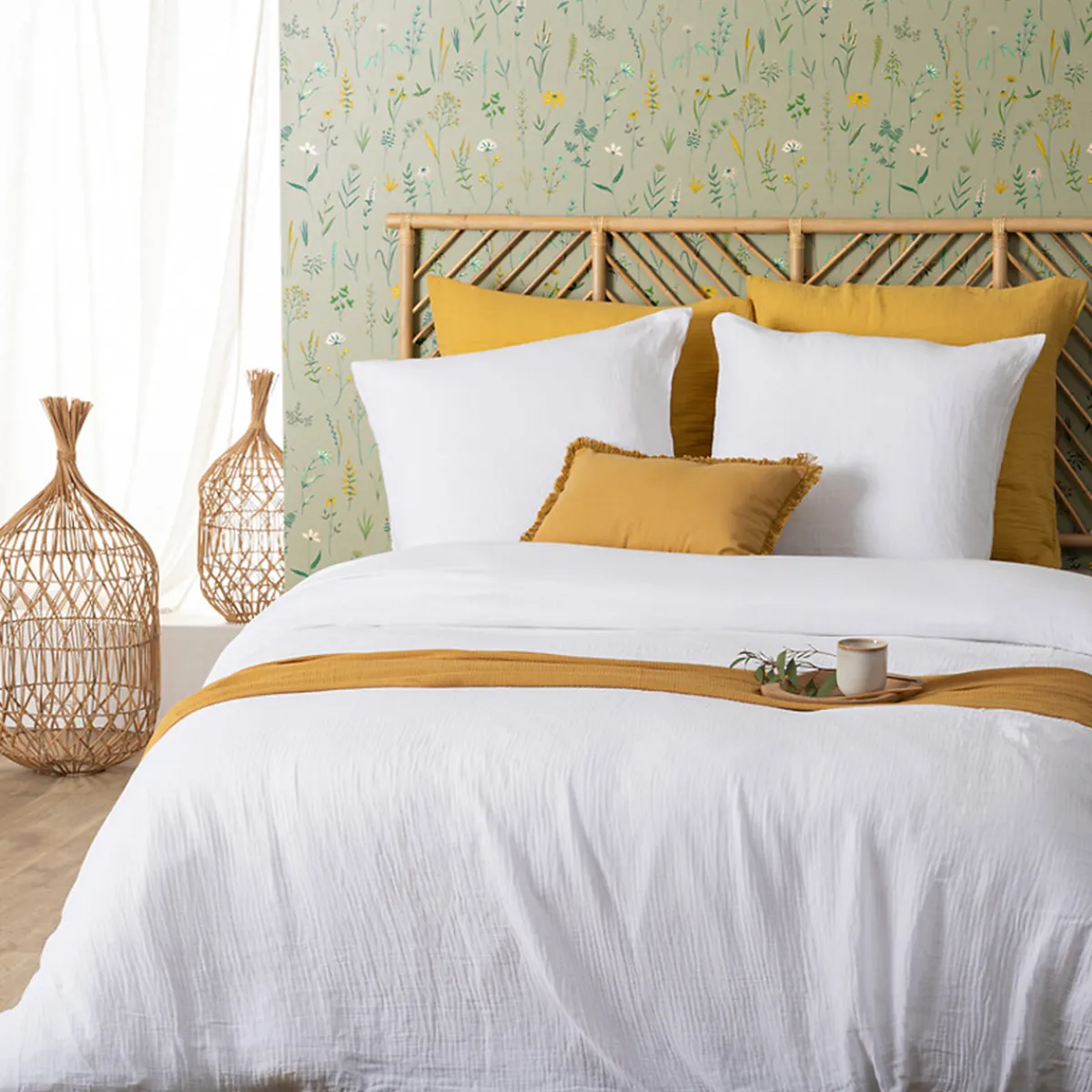 Parure de lit 3 pièces "Flora"*ATMOSPHERA