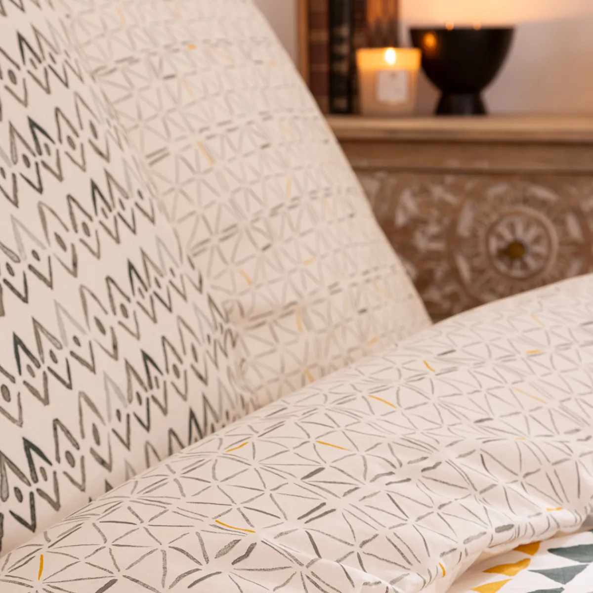 Parure de lit 3 pièces imprimée "Aquar"*ATMOSPHERA Clearance