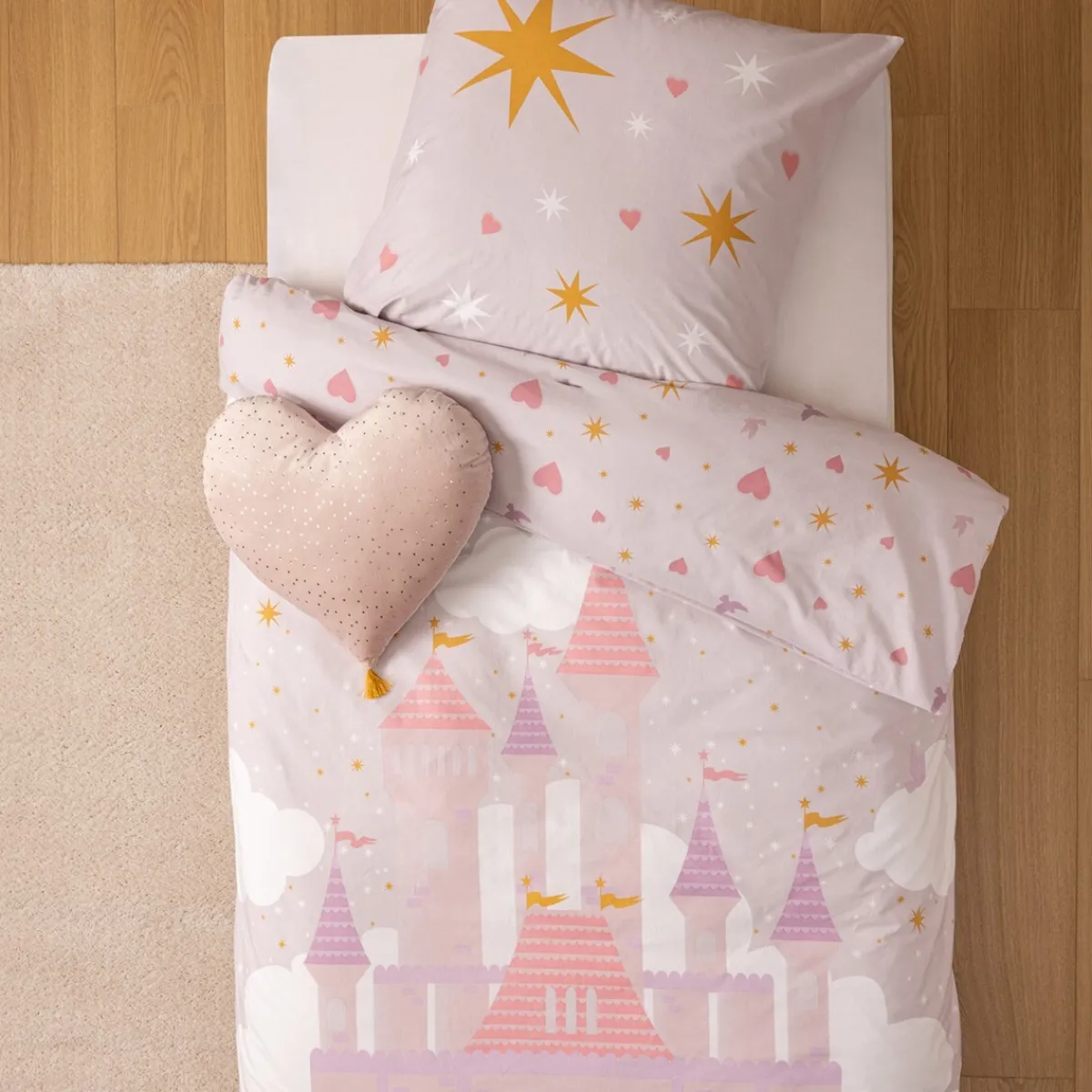 Parure de lit enfant 2 pièces "Château"*ATMOSPHERA Outlet