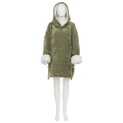 Plaid à manches capuche flanelle "Caleen"*ATMOSPHERA