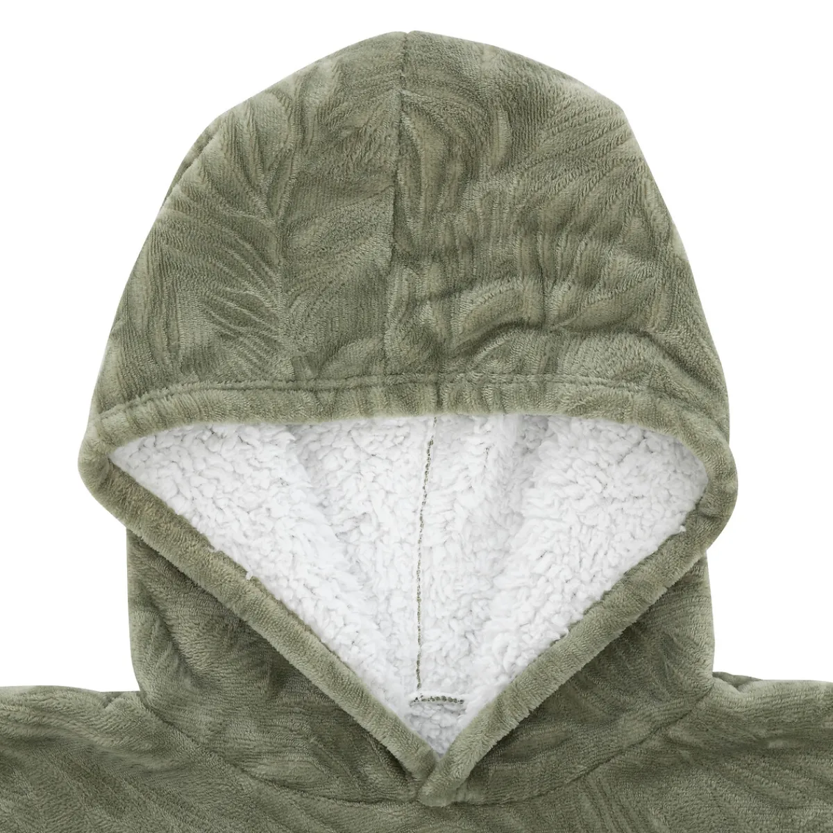 Plaid à manches capuche flanelle "Caleen"*ATMOSPHERA