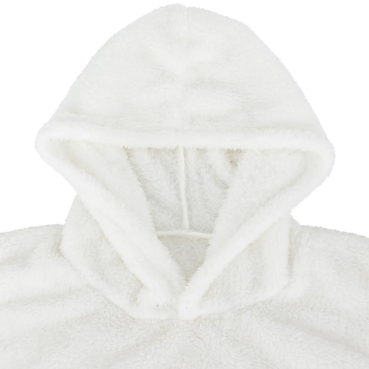 Plaid à manches capuche flanelle "teddy"*ATMOSPHERA Outlet