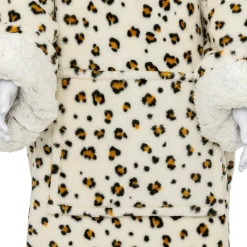 Plaid à manches enfant Léopard 