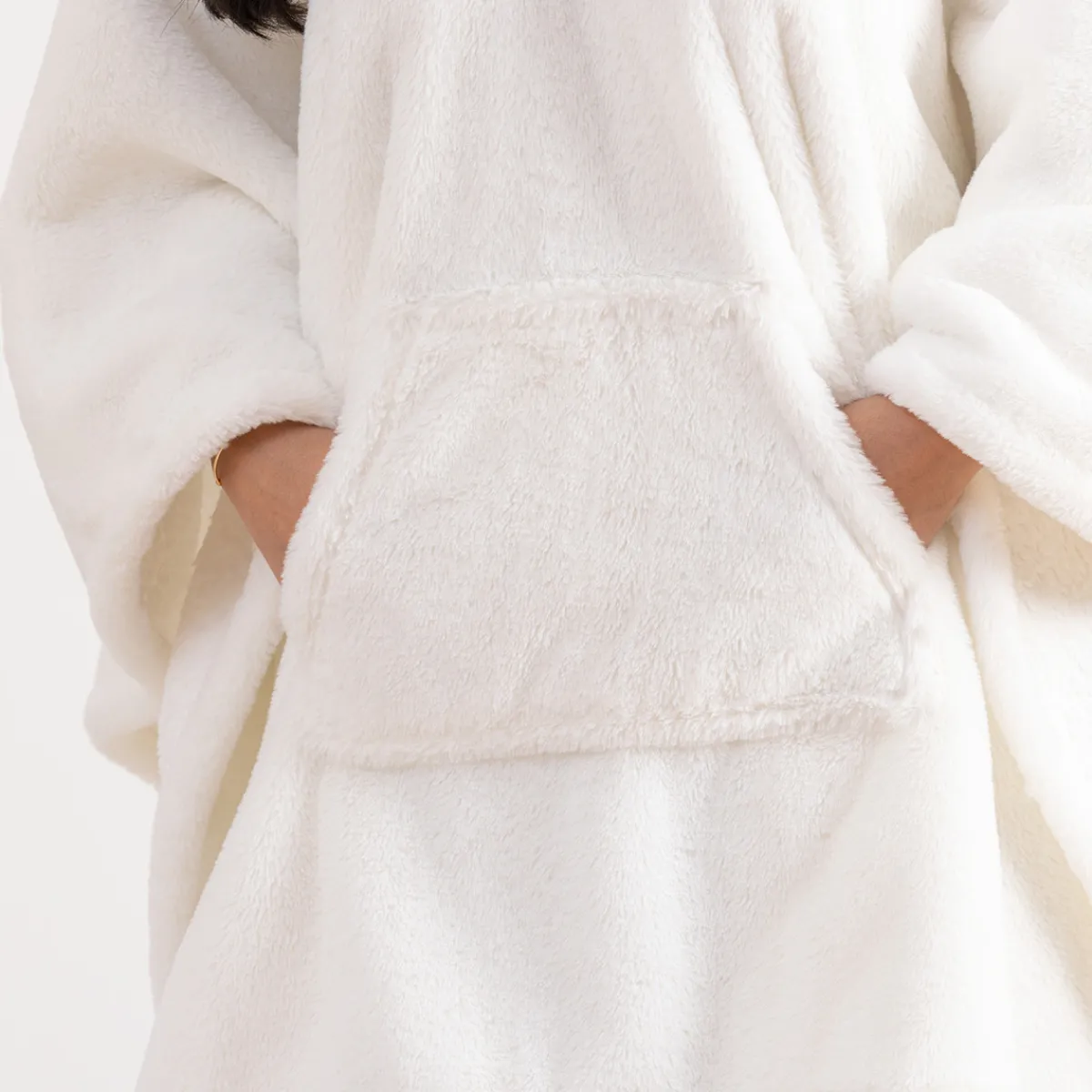 Plaid à manches fourrure "Aksel"*ATMOSPHERA Hot