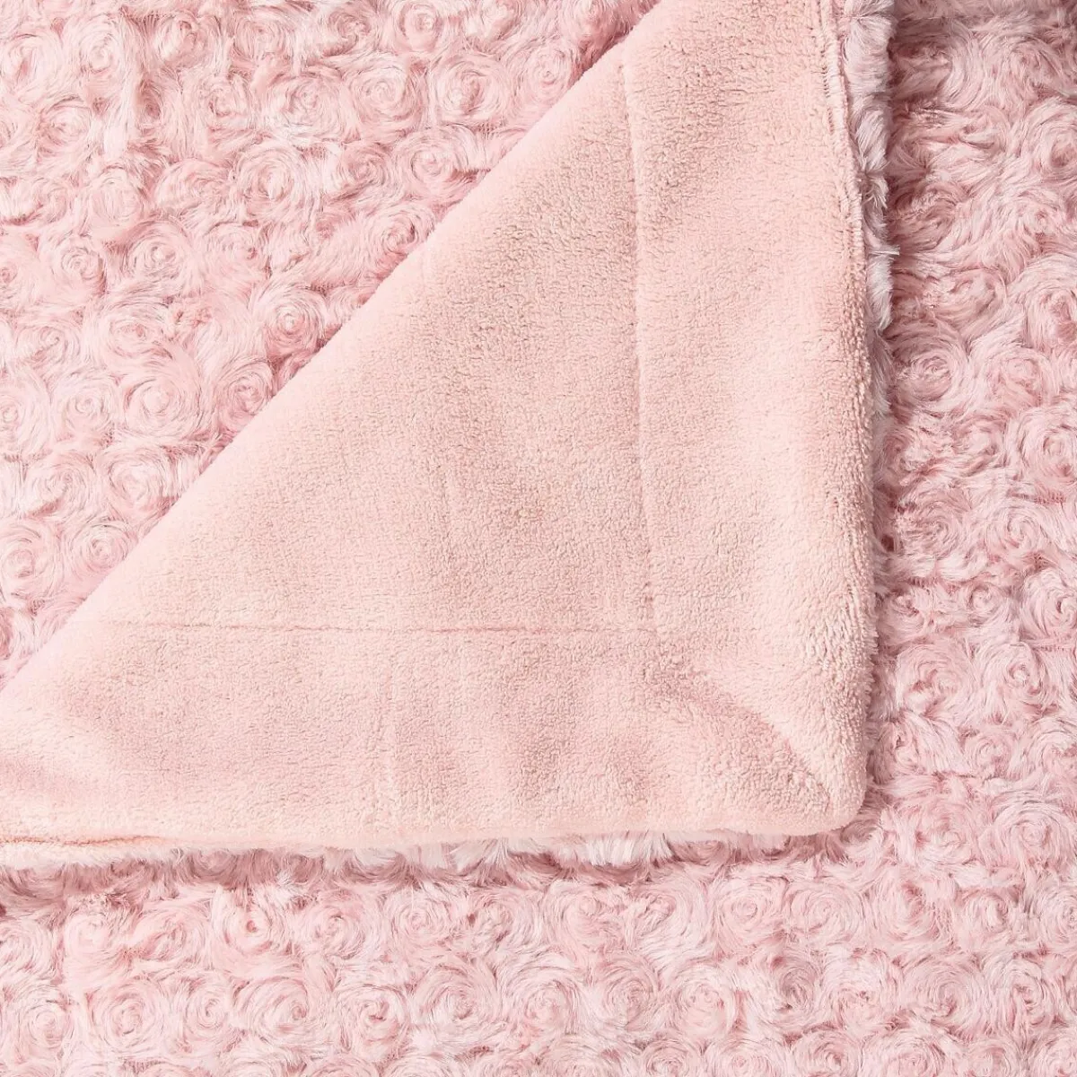 Plaid "Bouclette" fausse fourrure*ATMOSPHERA Hot