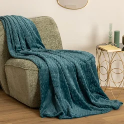 Plaid "3D Losange" flanelle*ATMOSPHERA Clearance