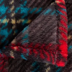 Plaid flanelle imprimé 